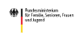 Logo: Bundesministerium für Familie, Senioren, Frauen und Jugend